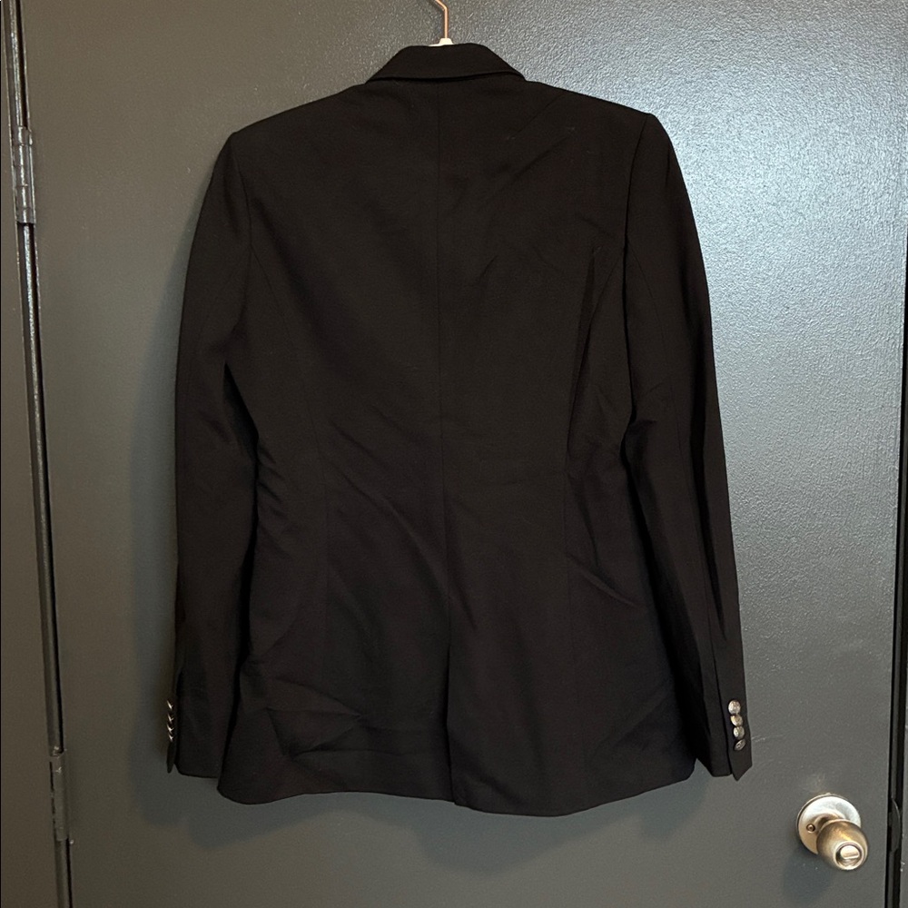 J. McLaughlin Marlowe black double breasted Blazer Sz S - Picture 5 of 6